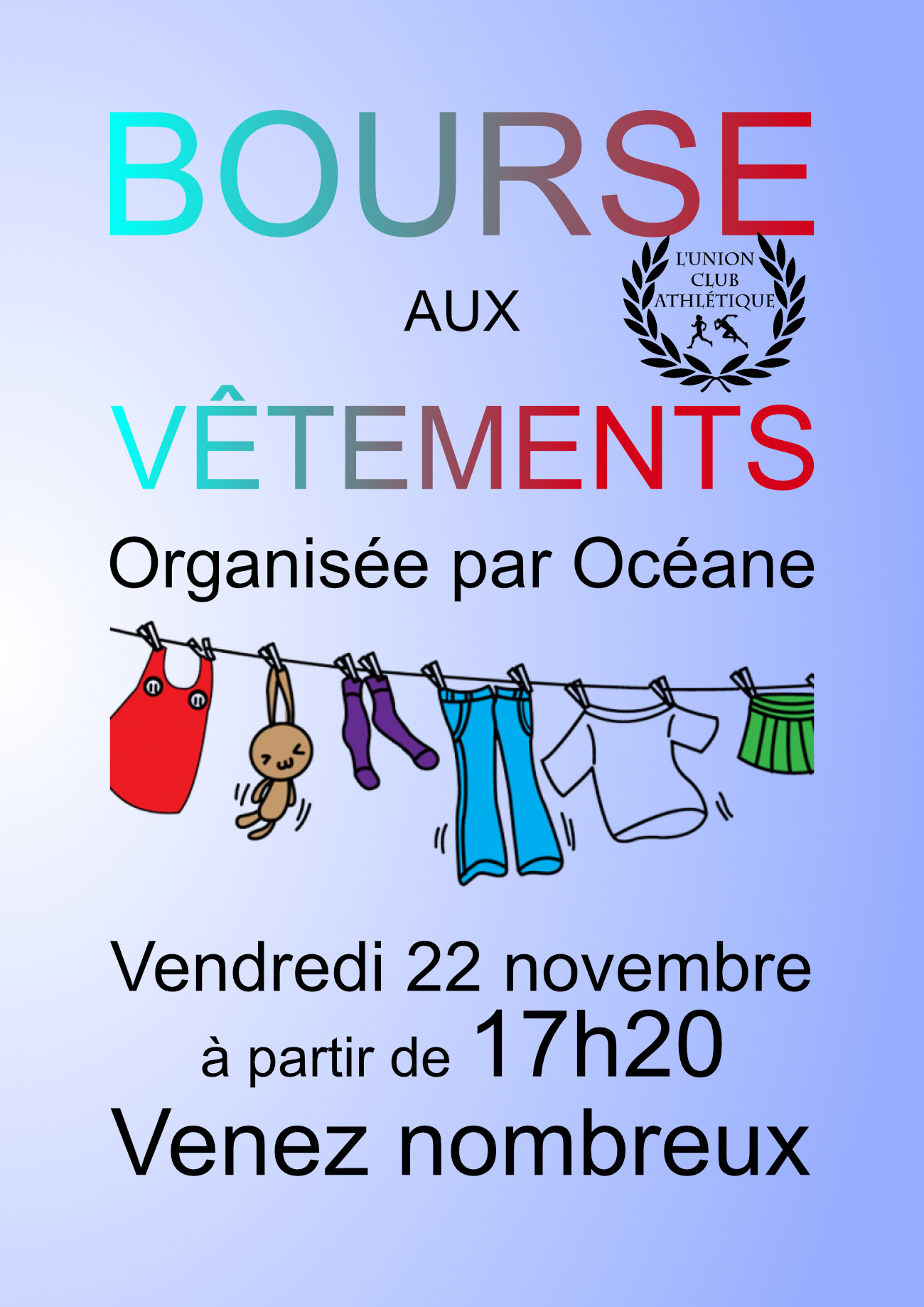 Bourse aux vetements 22 nov 2019